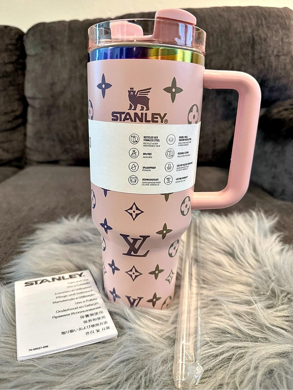 STANLEY Quencher H2.0 FlowState Tumbler Pink Tumbler NWT